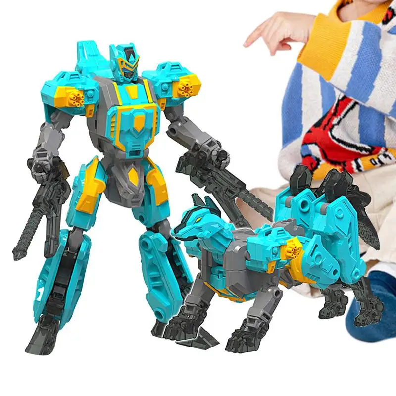 

Cool Transforming Toys Safe Educational Toy Robot Doll Collectible Model Exquisite Transforming Assembly Robot Doll For