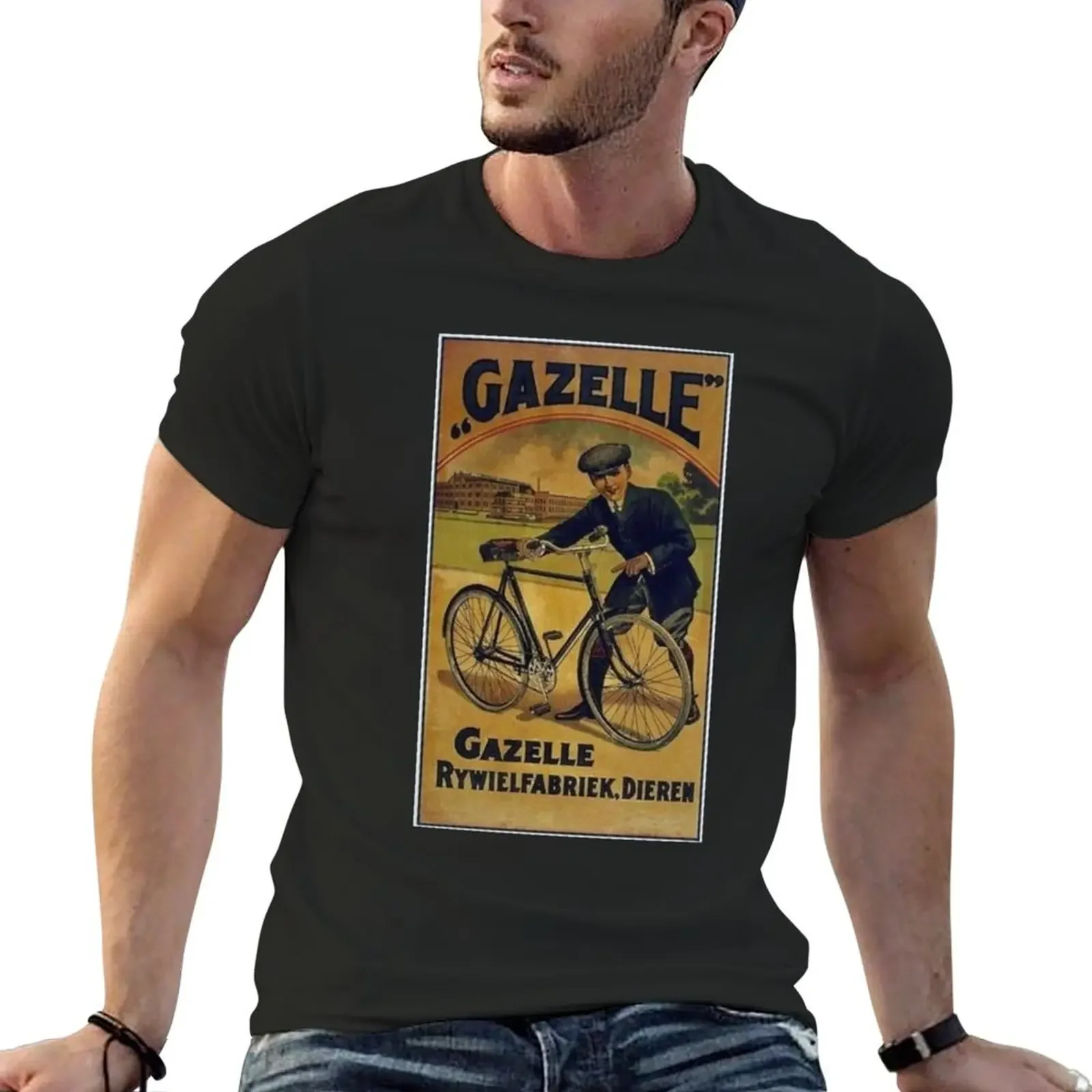 Футболка Old Ad Gazelle Bicycle футболки с графикой мужские рисунком
