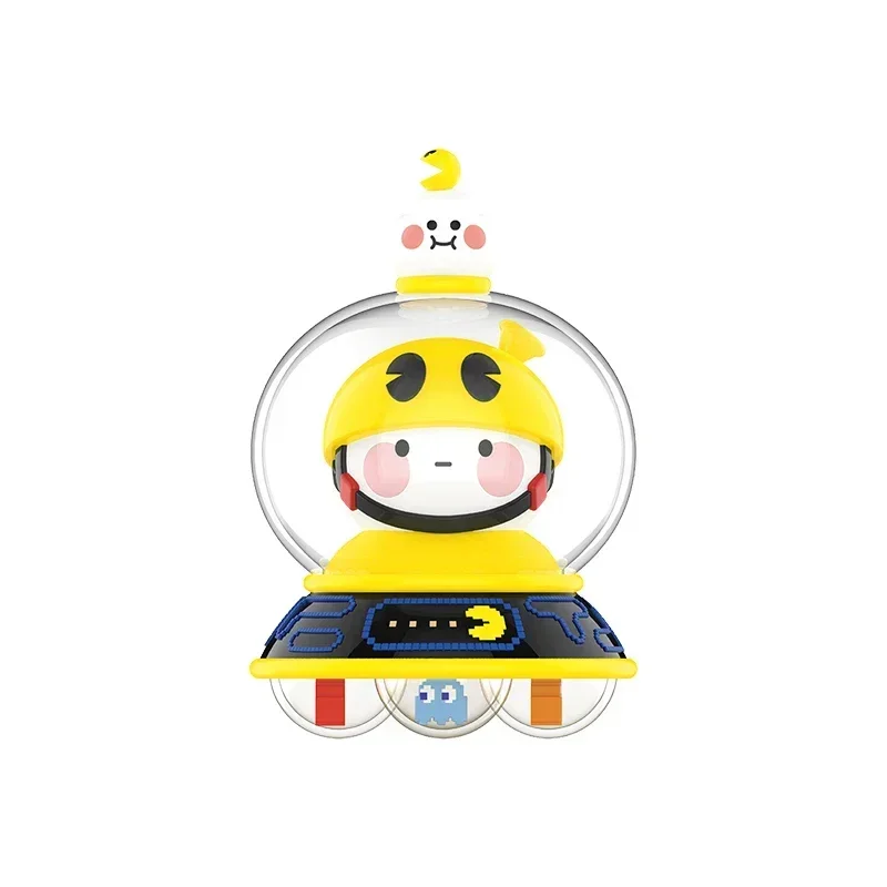Pop Mart PAC-MAN × BOBO &amp COCO Space Series глухая коробка фигурки аниме Caixas Supresas модели игрушки и
