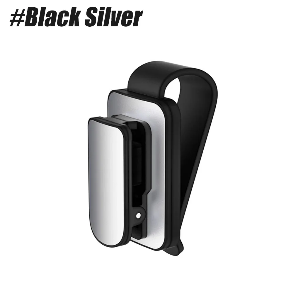 

Универсальные автомобильные держатели для солнцезащитных очков, магнитный кожаный зажим для вешалки для очков, зажим для очков для билетной карты, аксессуары для автомобильного козырька