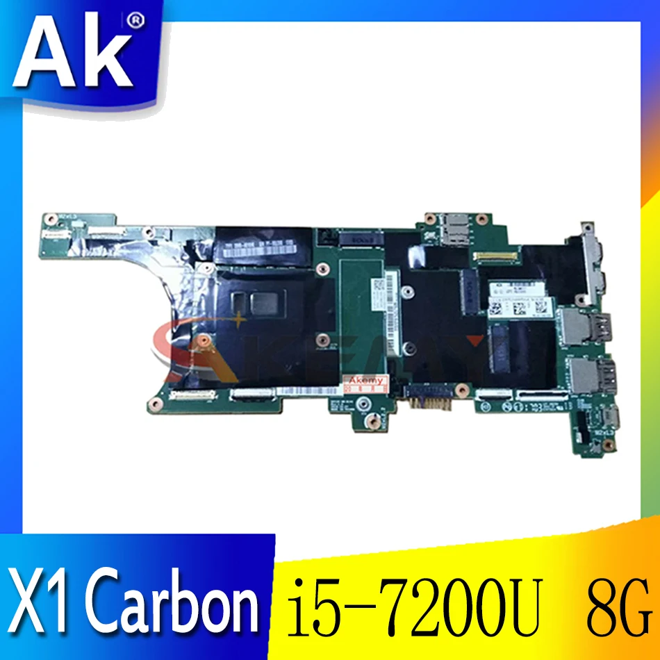 

Thinkpad is suitable for X1 Carbon 5th Gen i5-7200U 8G notebook motherboard.FRU 01AY081 01YN046 01YN043 01AY078 01YN040 01AY067