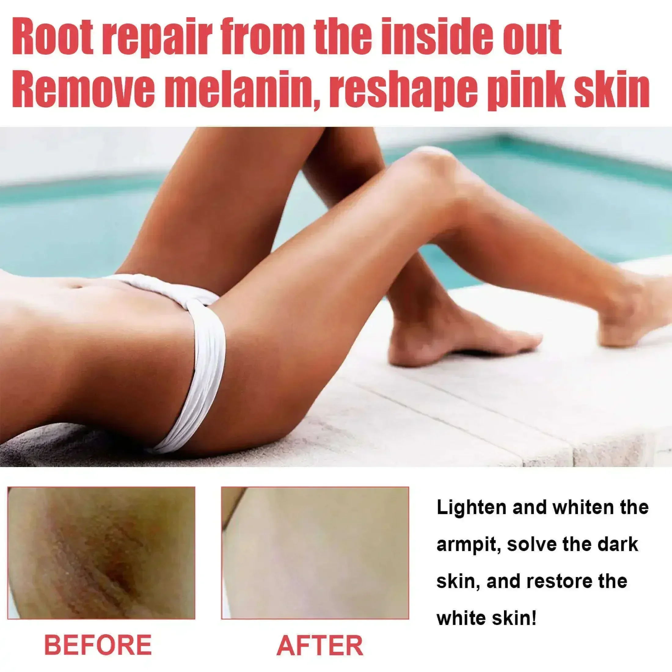 Отбеливающий крем NewSkin для темной кожи Осветляющий Частные части отбеливающий