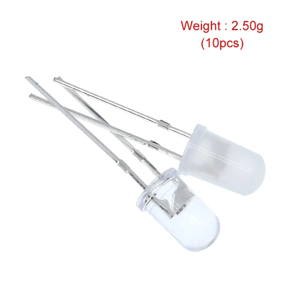 10pcs/lot F5 5mm Fast/Slow RGB Flash Red Green Blue Rainbow Multi Color Light Emitting Diode Round LED Full Color