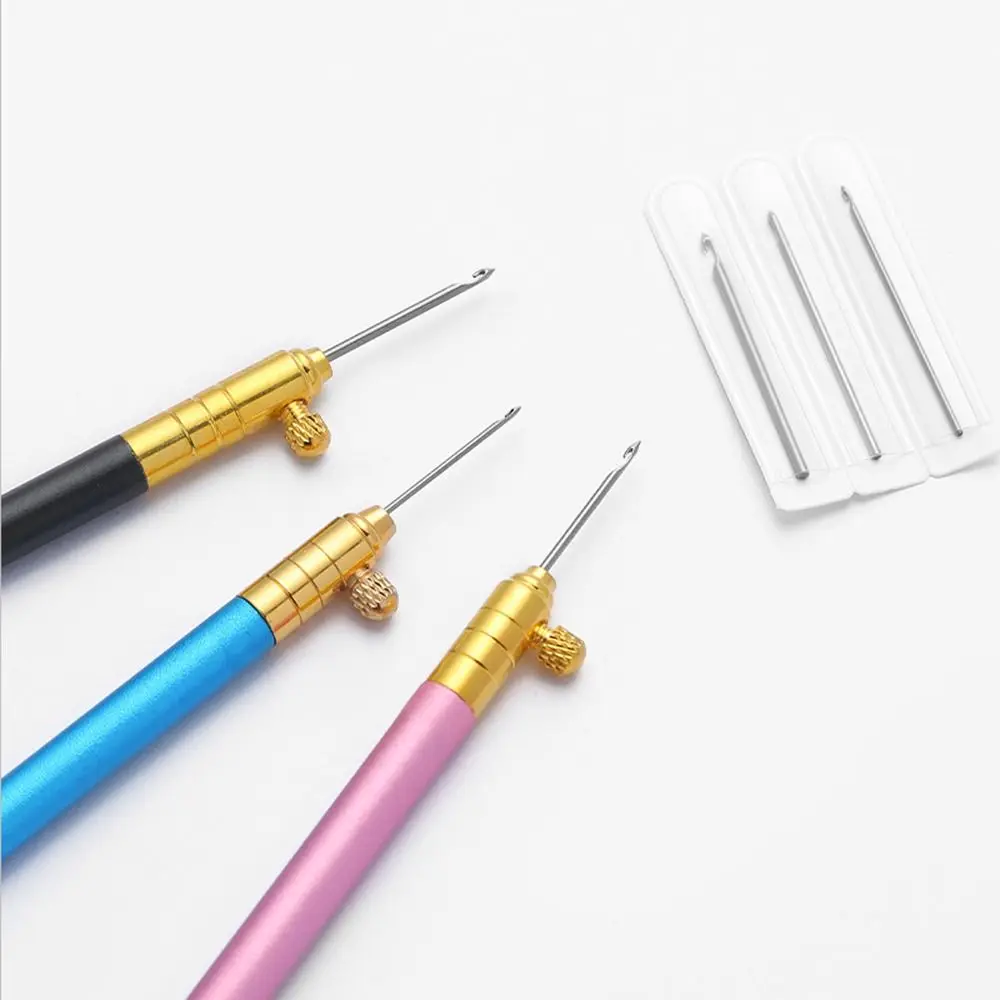 С 3 иглами для вышивания крючок тамбурного шитья вышивка крестиком металлические