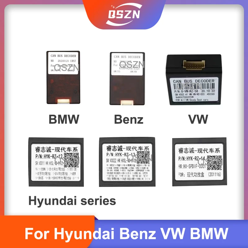 Автомобильный адаптер с can-шиной усилитель декодер для Hyundai Sonata 9 KIA KX7 KX5 Sonata 8 /16 Benz W200/W211/W209 BMW E39 E46 VW