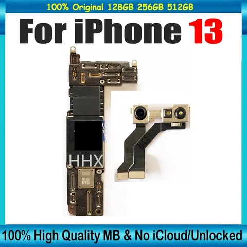 Полностью протестированная материнская плата в США для iPhone 13 Clean iCloud с/без лицевого ID, материнская плата с полным чипом LL/A, версия 100% рабочая Placa Good