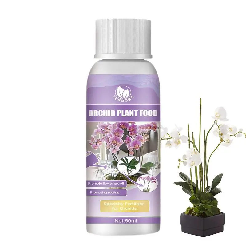 

50ml Orchid Fertilizer Liquid Plant Rapid Growth Rooting Agent Outdoor Indoor Orchid Plant Growth Supplement Gardening Accessory