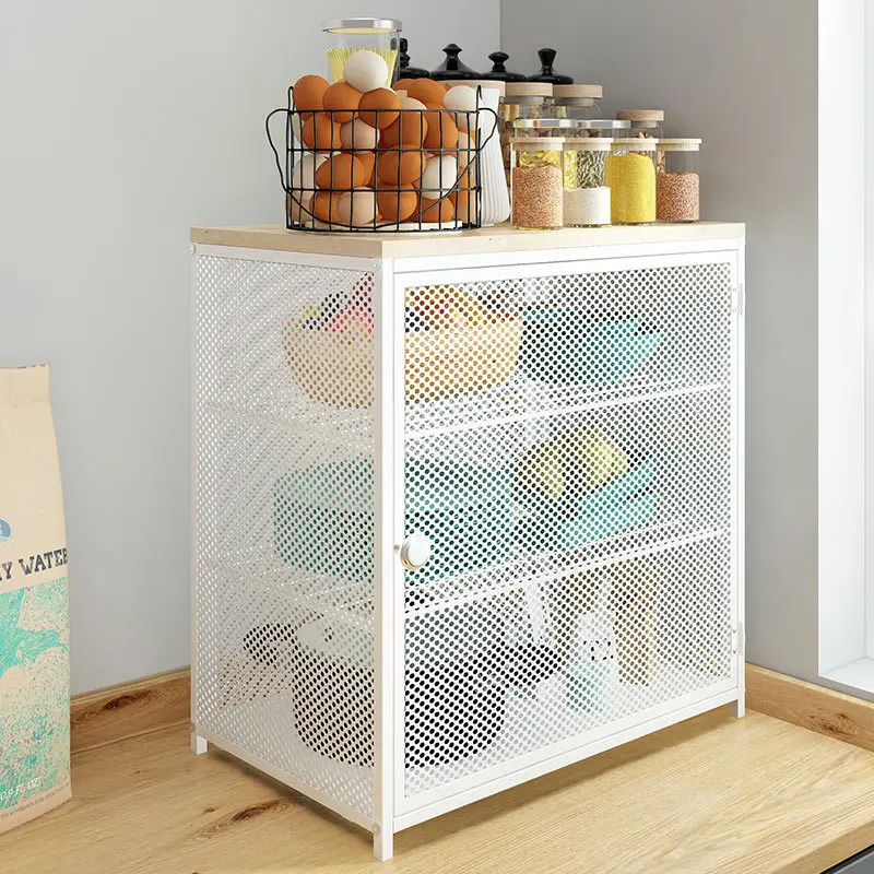 

2023 Year AOLIVIYA Cupboard Kitchen Rack Sealed Insect-proof Breathable Dish Storage Cabinet Kitchenware Organizer Spice Seasoni