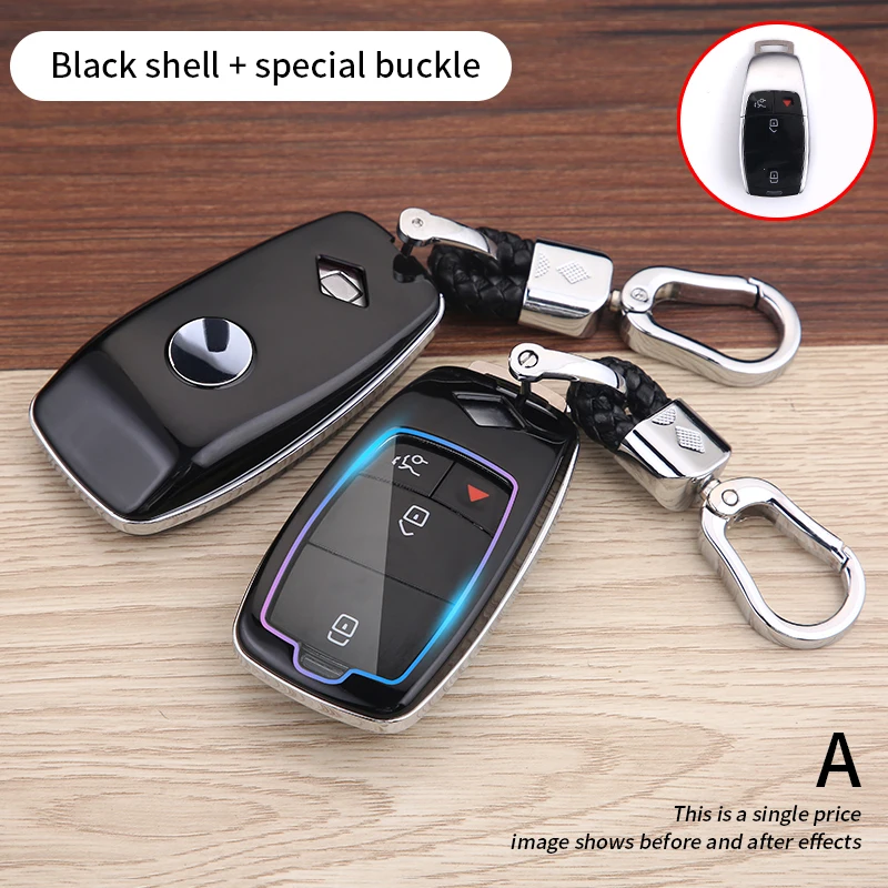 

Car Key Case Carbon Fiber Key Cover For Mercedes Benz W210 W204 W203 W124 W205 Amg Gla W212 Cla W176 W213 W177 W211 E Class CLK
