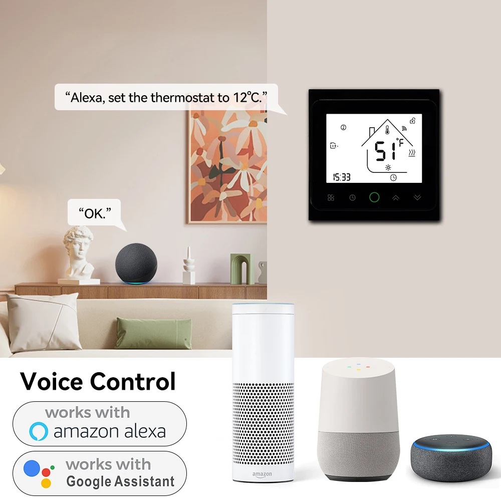 MINCO HEAT AC230V Smart WiFi 16A термостат электрический регулятор температуры подогрева пола