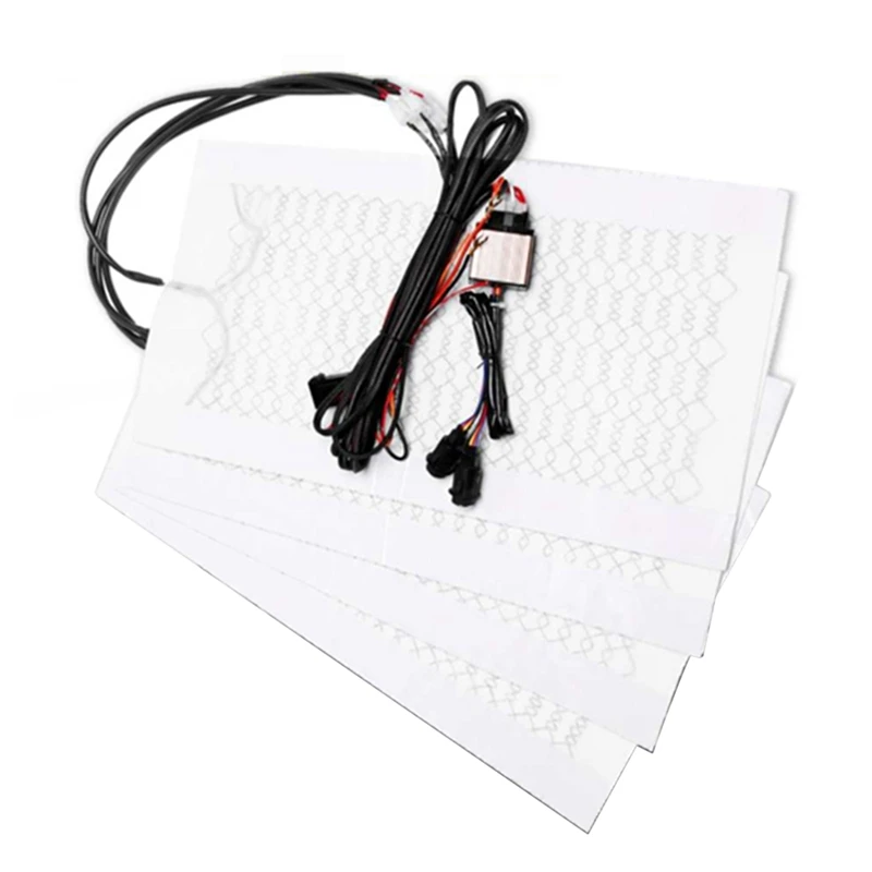 

Универсальный 6-уровневый круглый переключатель 12 В, автомобильный обогреватель из углеродного волокна с подогревом, сиденья, Зимние Подогреватели, чехлы на сиденья