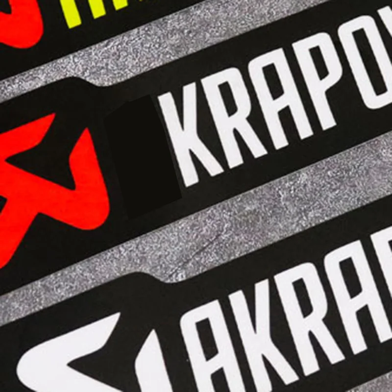 Рисунок 2 - Термостойкие наклейки на выхлопную трубу Scorpio