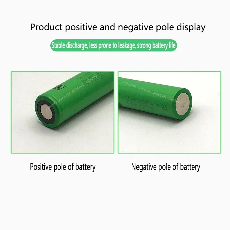 2 шт. 2024 Новый литий-ионный аккумулятор 18650 3 7 В US18650-VTC4 2000 мАч 20 А подходит для