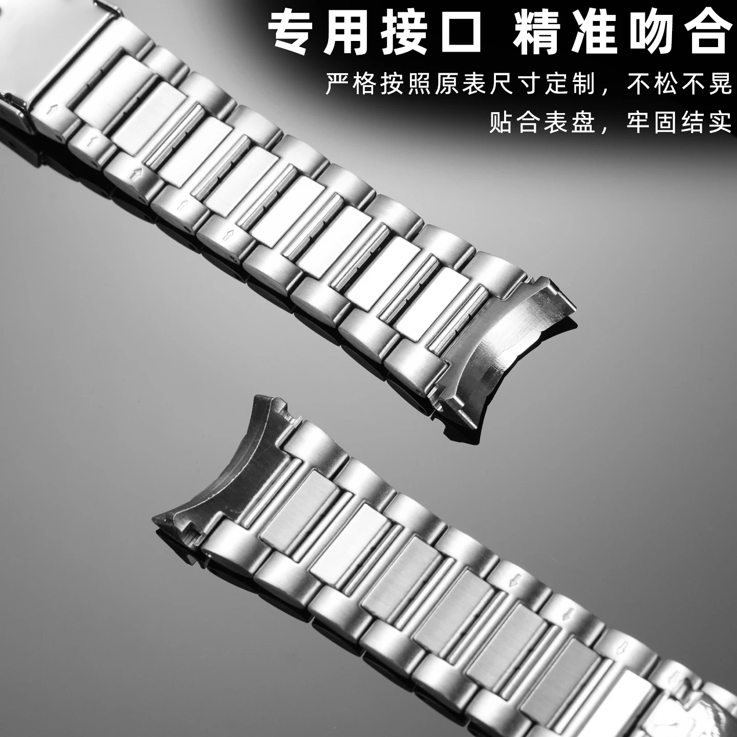 Фото Стальной ремешок с изогнутым интерфейсом 23 мм для Citizen Photokinetics CB0011-69L CB0180/0010, ремешок для часов из нержавеющей стали, мужские браслеты №4