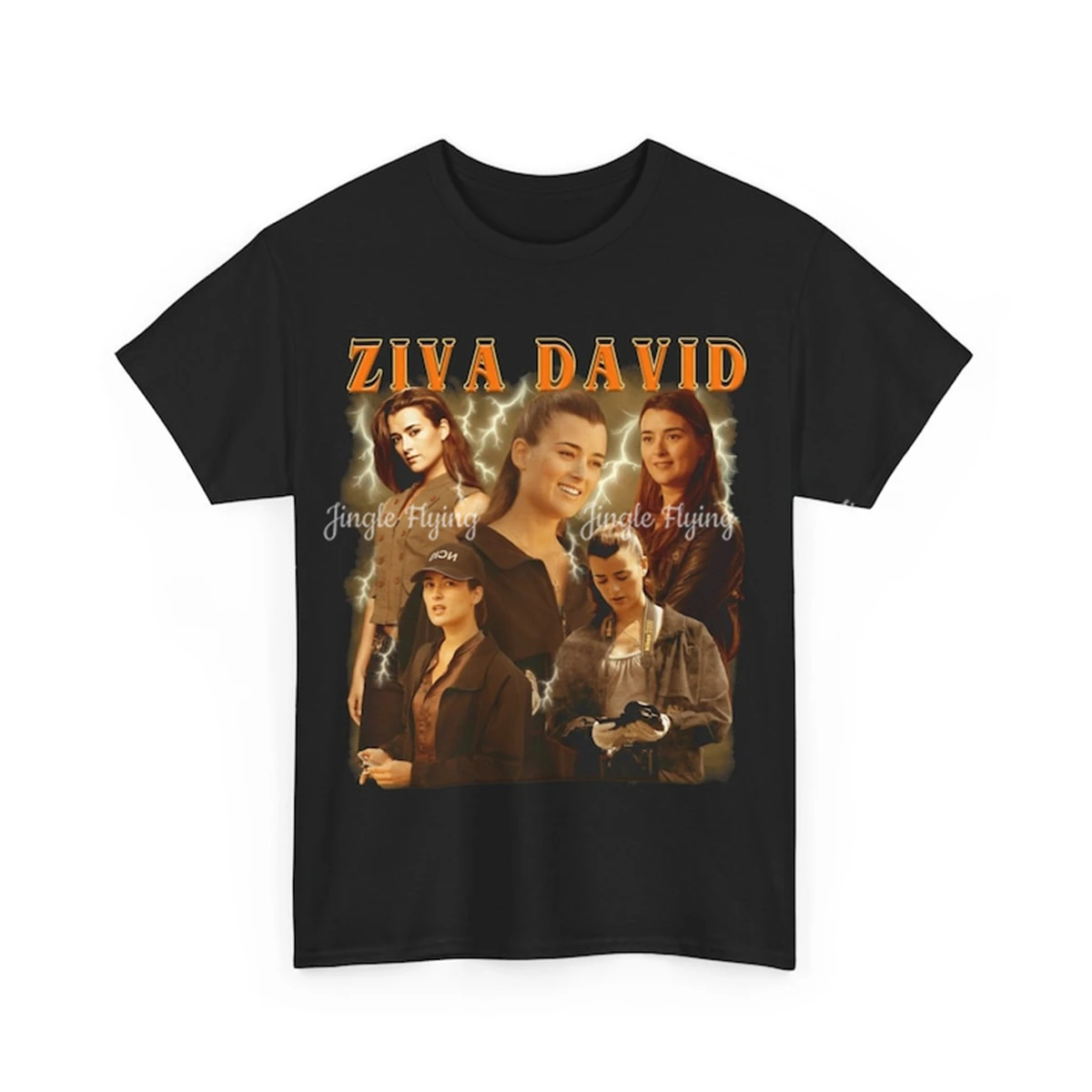 Винтажная футболка Ziva David Bootleg Cote De Pablo с винтажным рисунком