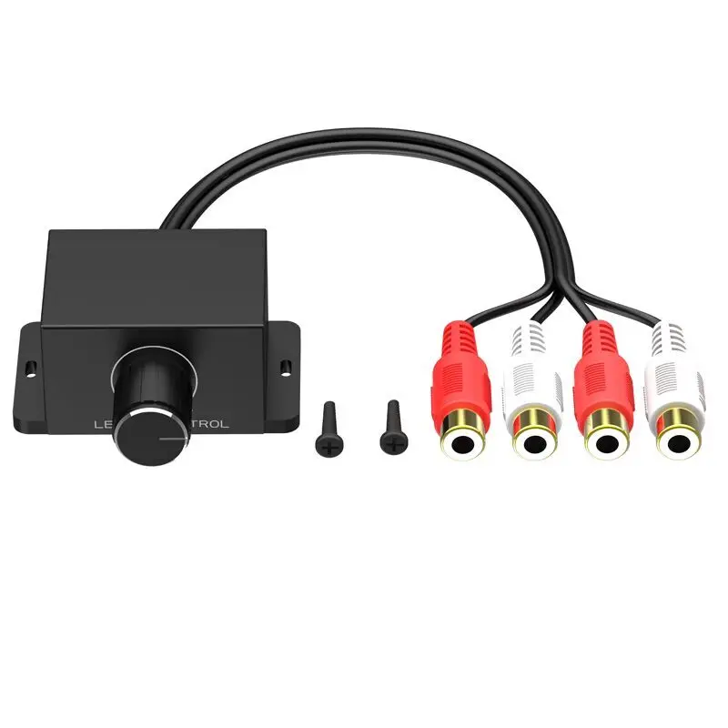 

Универсальный новый автомобильный аудиоусилитель Bass RCA, ручка дистанционного управления громкостью LC-1