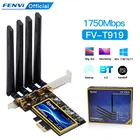 FENVI T919 двухдиапазонный 1750 Мбитс 802.11AC Hackintosh BCM94360 MacOS Bluetooth 4,0 PCI-E Настольный Wi-Fi адаптер Беспроводная сеть Win10