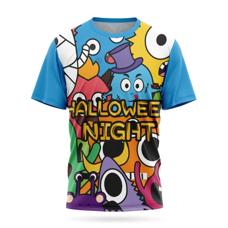

Men's Cute Little Crocodile Print T-Shirt Popular Street Ice Cream Summer Pattern Sports And Leisure Personality Short Sleeves