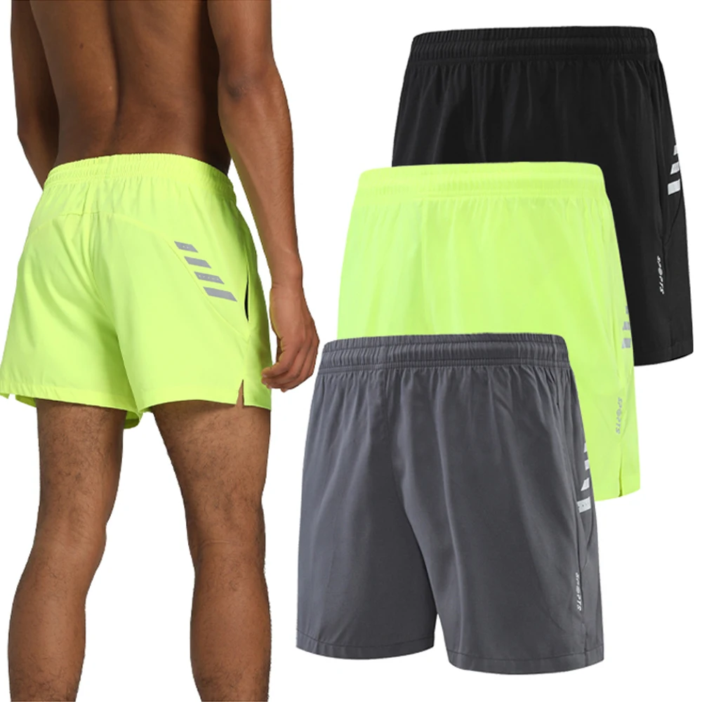 

Sports Shorts Men Running Gym Fitness Quick Dry Workout Bodybuilding Short Sports Jogging Pocket Tennis Training Short Pants