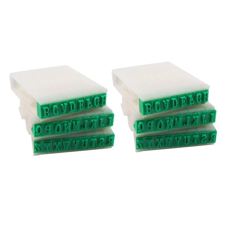 

2X Detachable 26-Letters English Alphabet Plastic Stamp Set