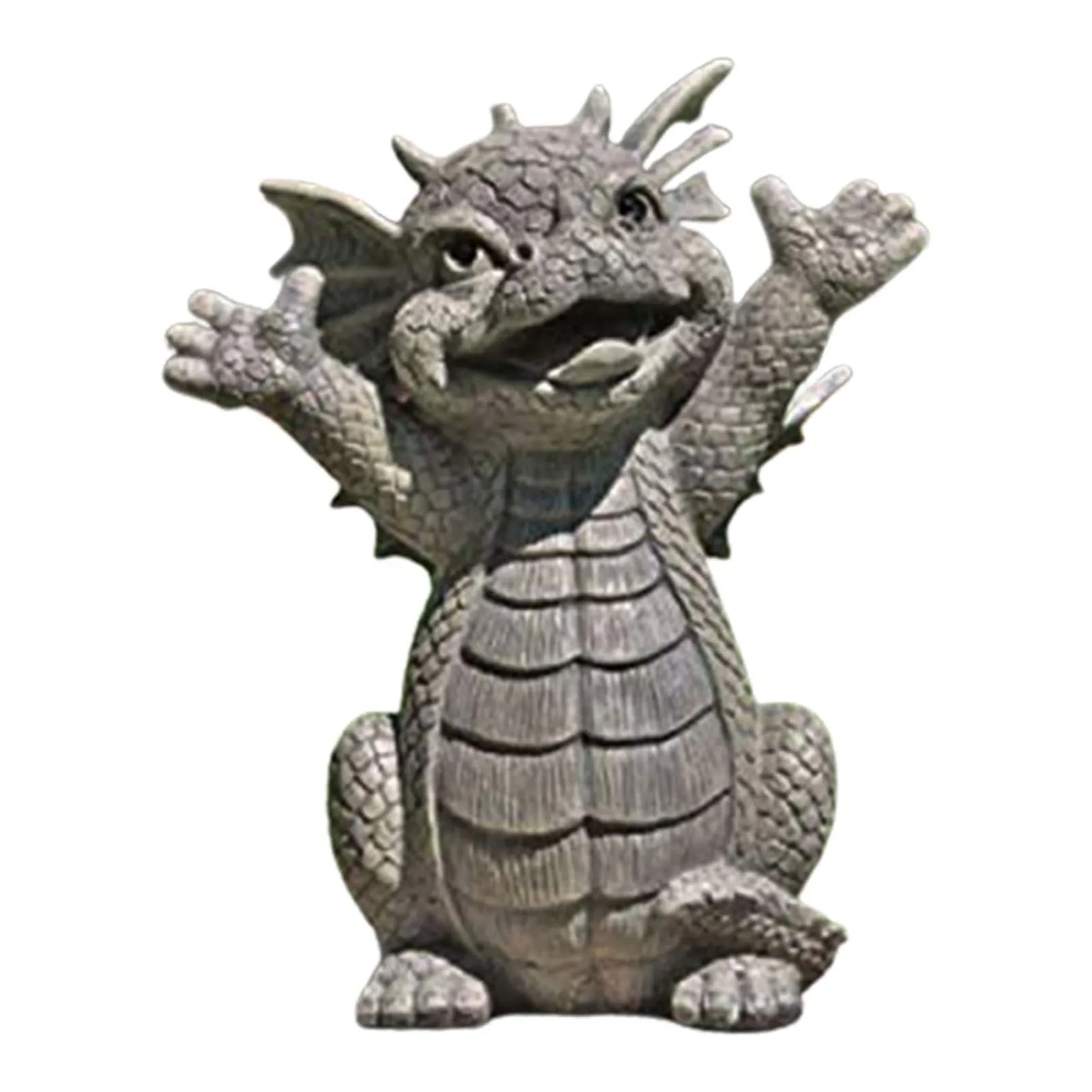 

Sculpture Yoga Pose Durable Resin Ornament Meditation Decor Dragon Statue Gift Yard Collecting Weatherproof Display Home Garden