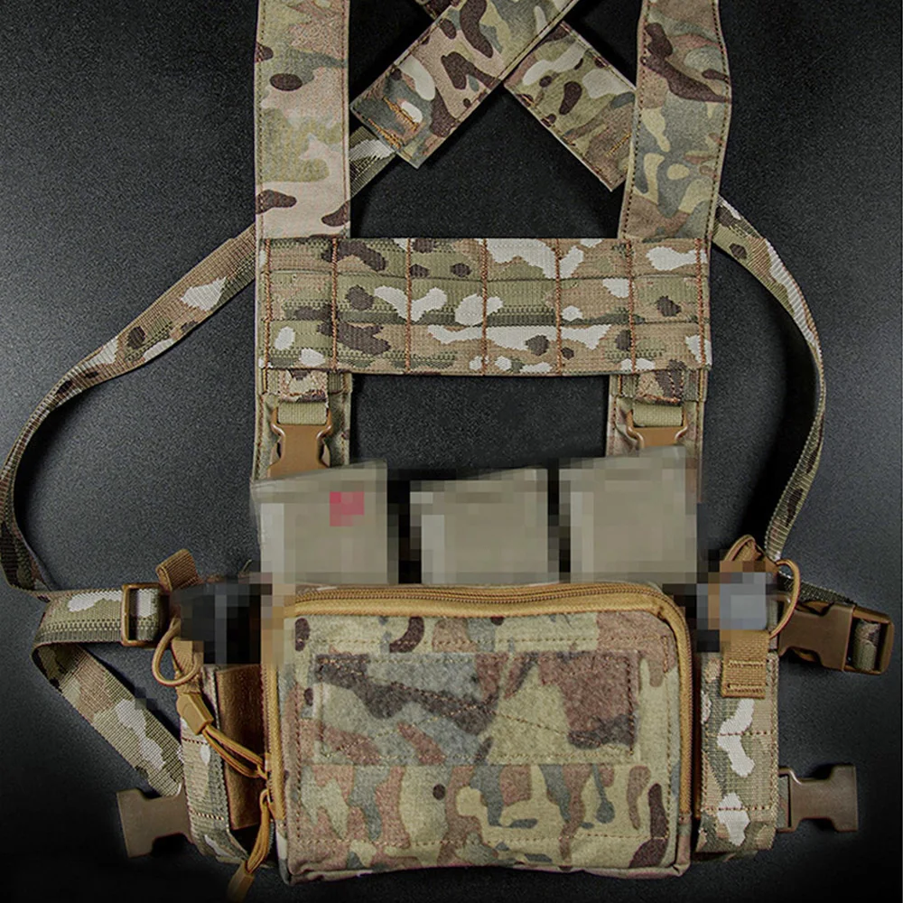 Фото Tactical Chest Rig MOLLE Expansion Plate EUD Bridge Molle Panel For Hunting Airsoft D3CRM D3CRX Vest Accessories №5
