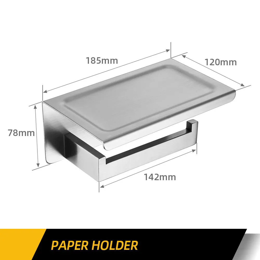 

Набор аксессуаров для ванной Bagnolux из нержавеющей стали