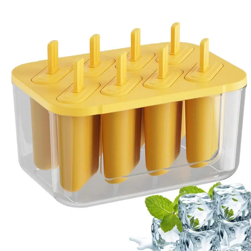 

Ice Cream Popsicle Mold DIY Ice Cream Machine Homemade Ice Box With Stick Ice-lolly Mold Ice Cube Tray Kitchen Gadgets