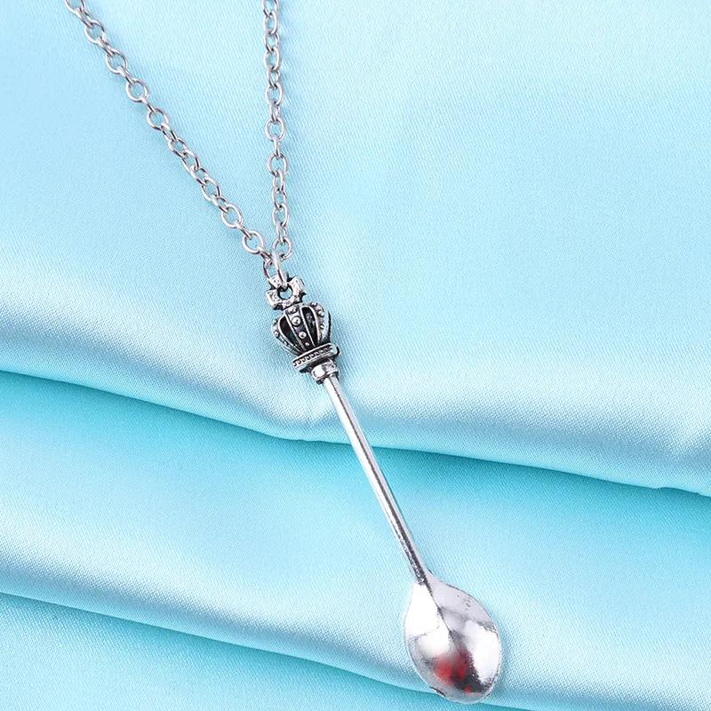 

Цепочка с кулоном «Чайная ложка» с золотым и серебряным покрытием