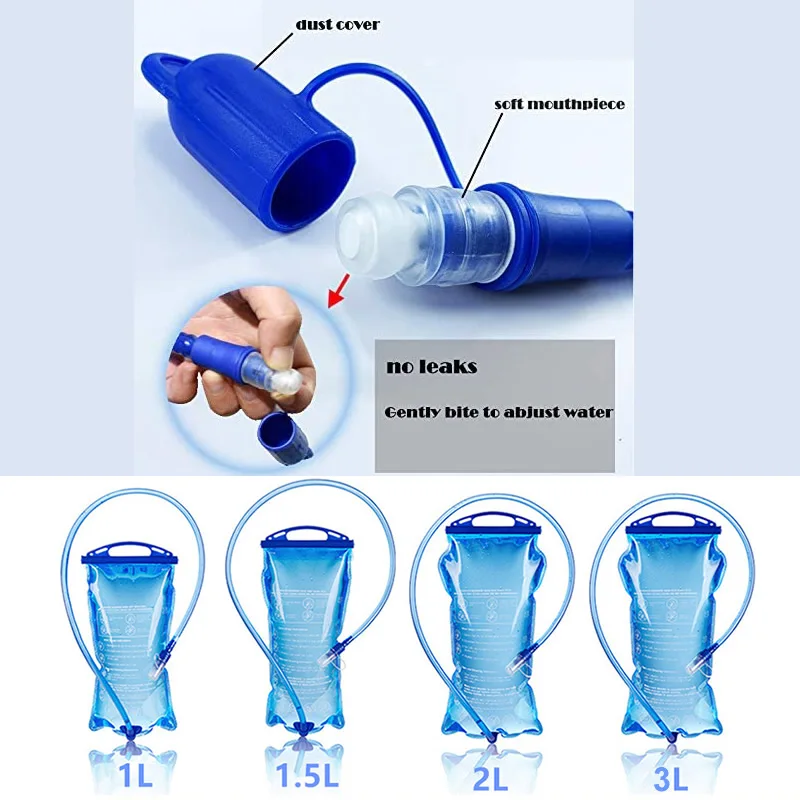 Жилет для гидратации бега Lighten Up 2L 3L рюкзак водного пузыря резервуар воды