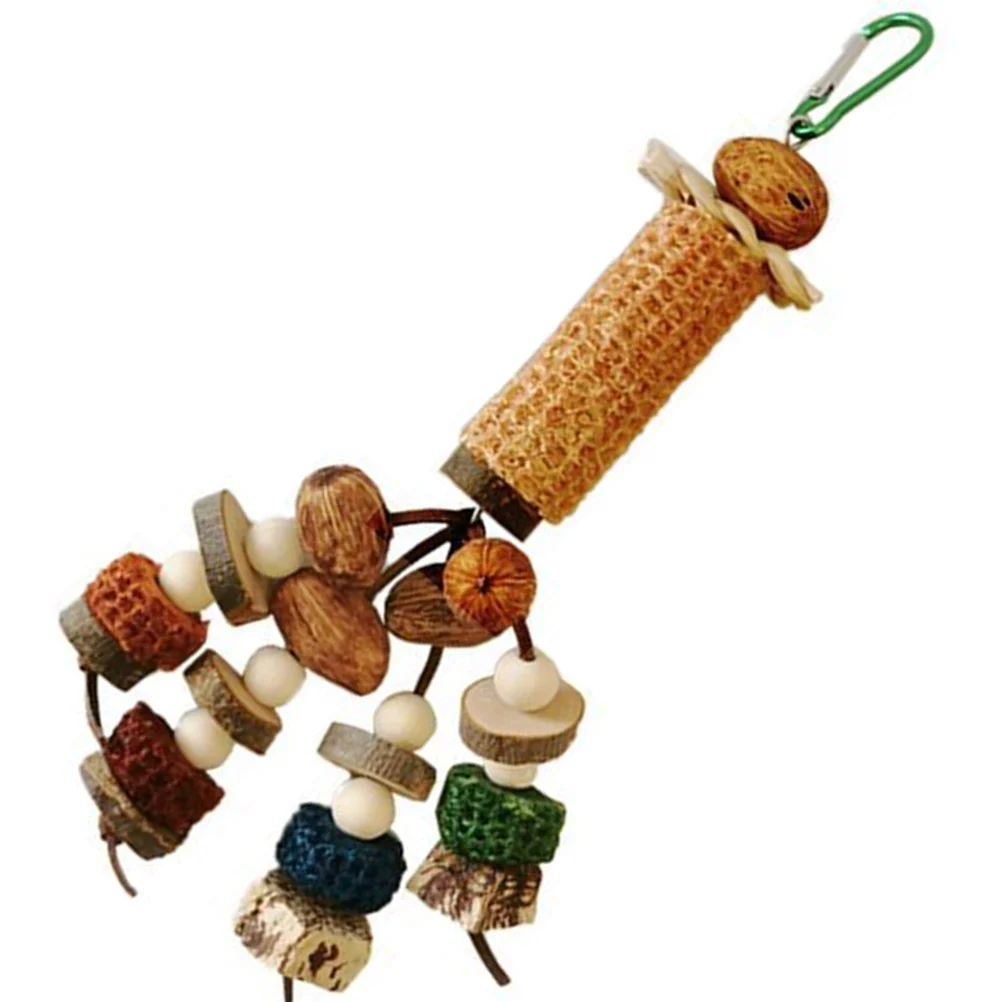 Игрушка для попугая принадлежности попугаев жевательная птица длинный хвост