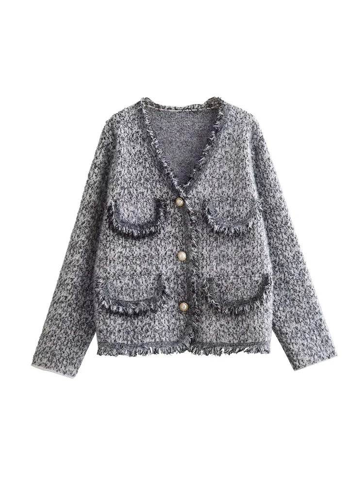 Женская куртка в стиле Chanel весна-осень 2024 новый стиль легкий роскошный