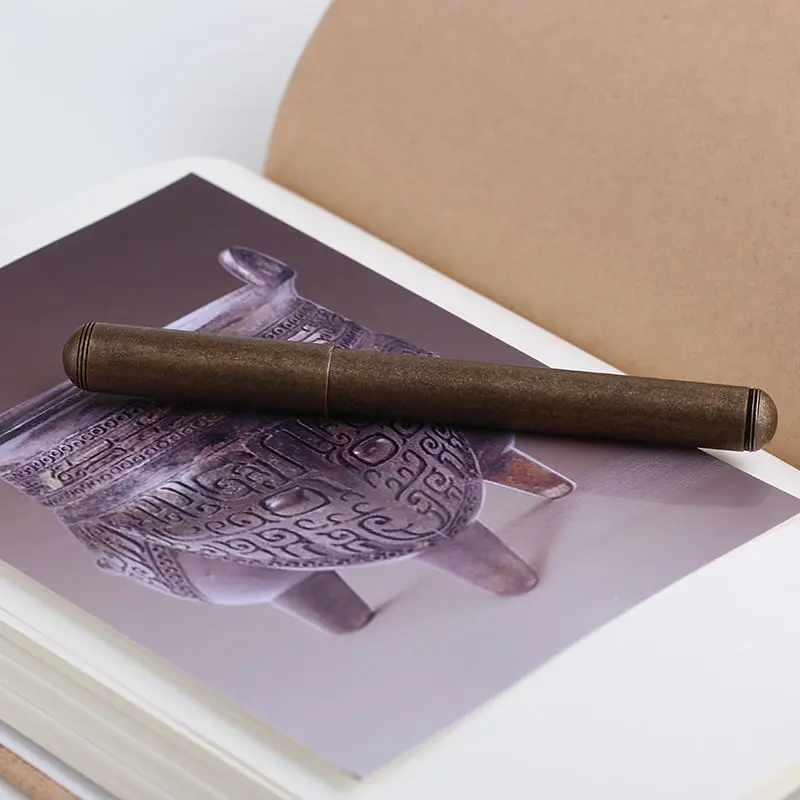 Moonman Delike Element полностью медная перьевая ручка яркий наконечник маленький