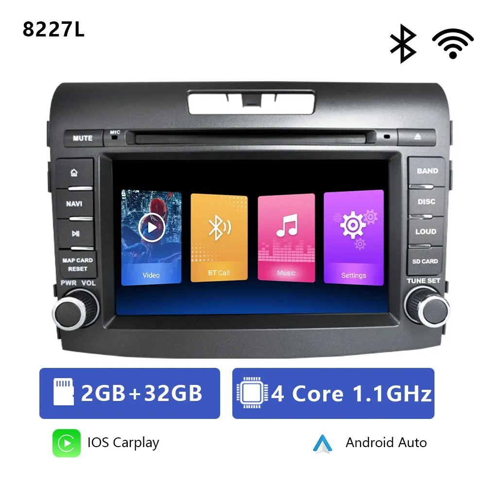 

Автомобильный радиоприемник CHSTEK Carplay Player для Honda CRV CR-V 4 RM RE 2011-2018 Android 11, мультимедийная навигация, Bluetooth, Wi-Fi, стерео GPS