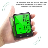 waterproof bicycle computer digital speedometer odometer backlight wireless wired bike stopwatch computer bicycle accessories
