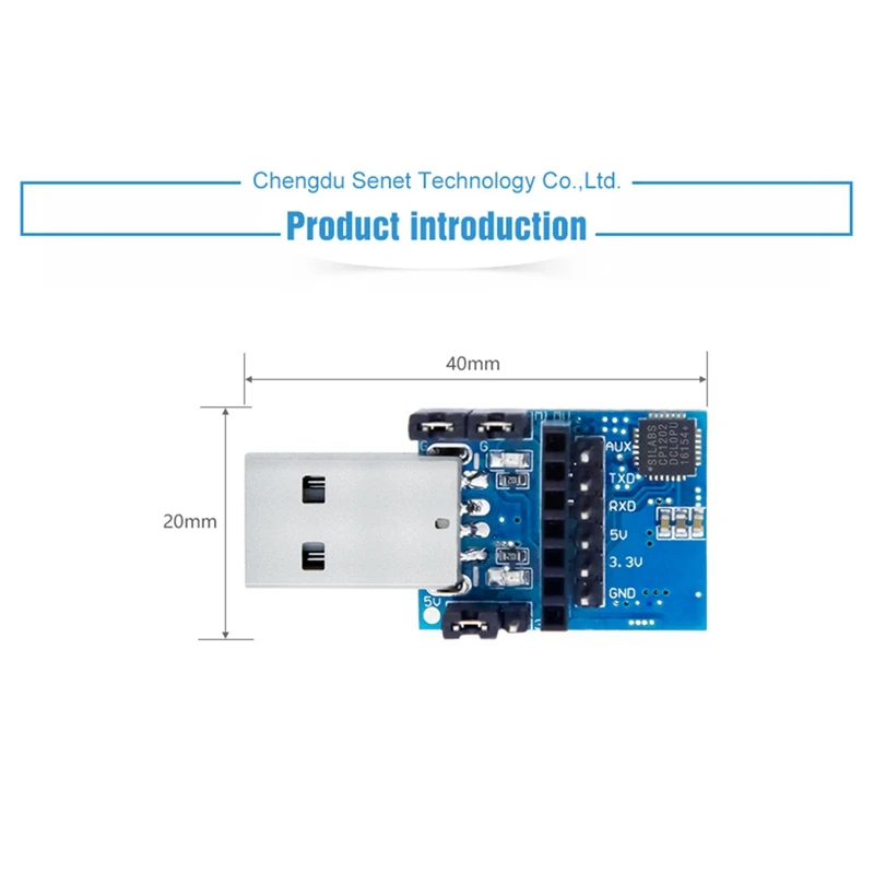 USB Uart Cp2102 E15-USB-T2 Cdsenet к Ttl 3 В 5 беспроводной тестовый адаптер плата для