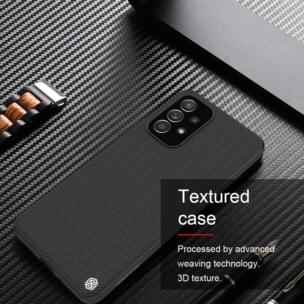 

Для Samsung Galaxy A33 5G Case Nillkin, нейлоновая текстура, задняя крышка из ТПУ, износостойкая, устойчивая к царапинам