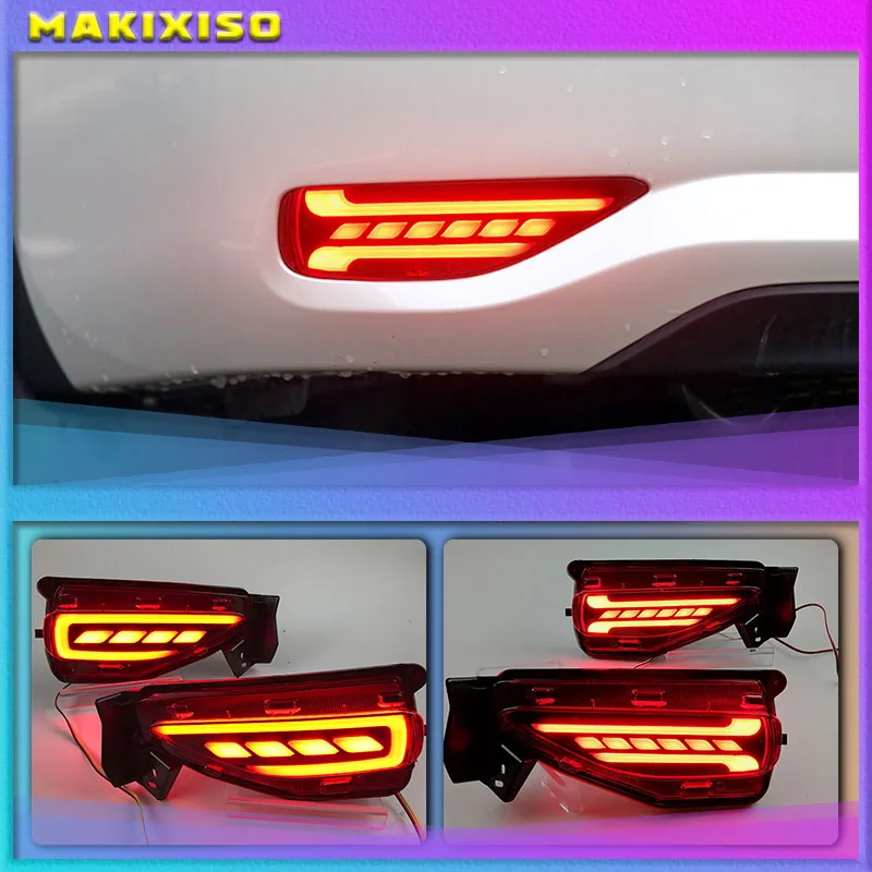 

2 шт., Светодиодный отражатель для Toyota Fortuner SW4 2015-2020