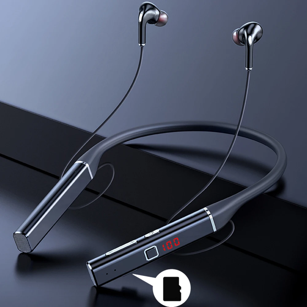 

SHACK cuffie magnetiche compatibili con Bluetooth cuffie TWS 100 ore cuffie sportive senza fili con cancellazione del rumore