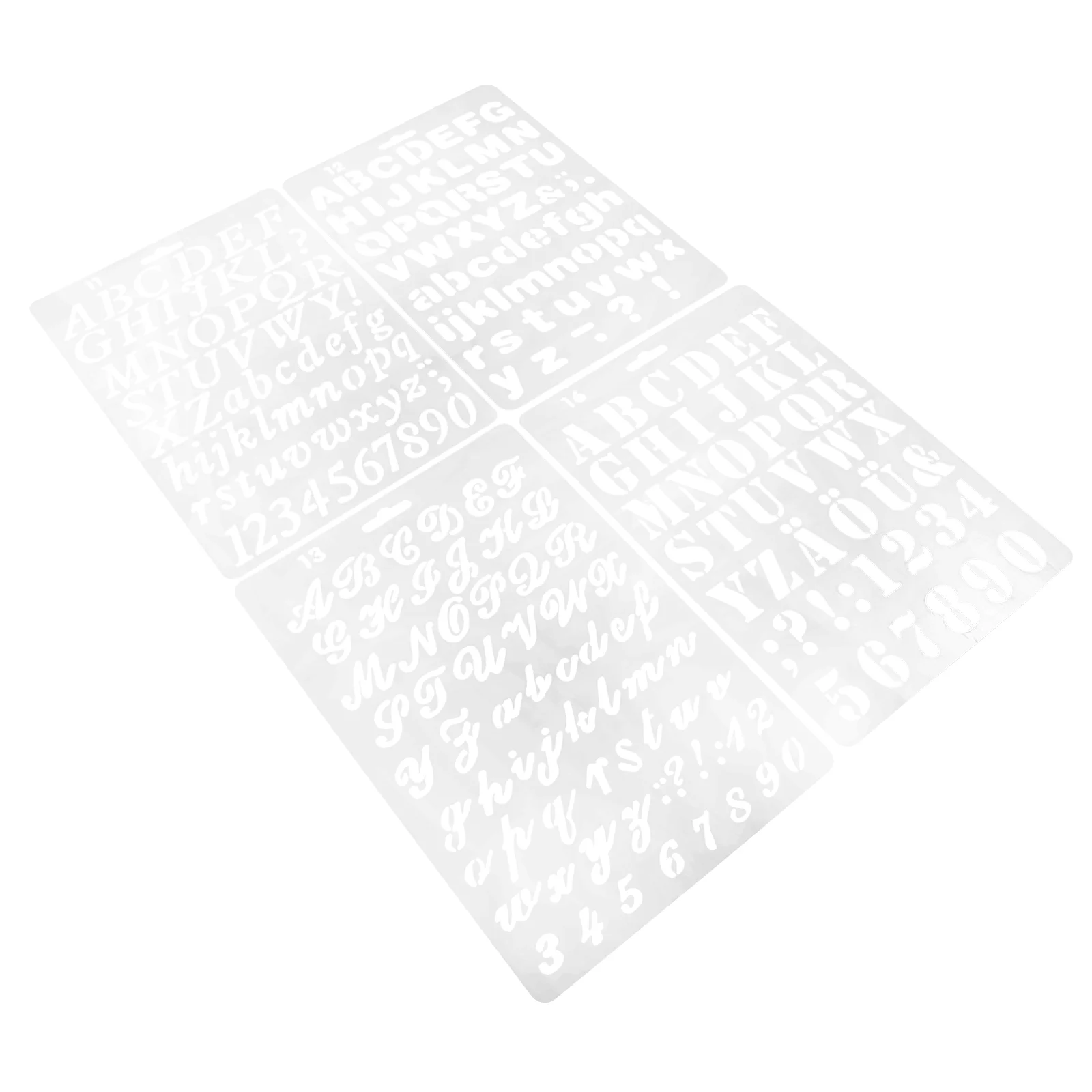 8 шт. шаблон для рисования шаблоны алфавита буквы маленькие трафареты формы цифр