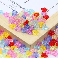 loose diy jewelry beads 11mm 100pcs transparent star acrylic beads for jewelry making diy keychain earrings bracelet accessories