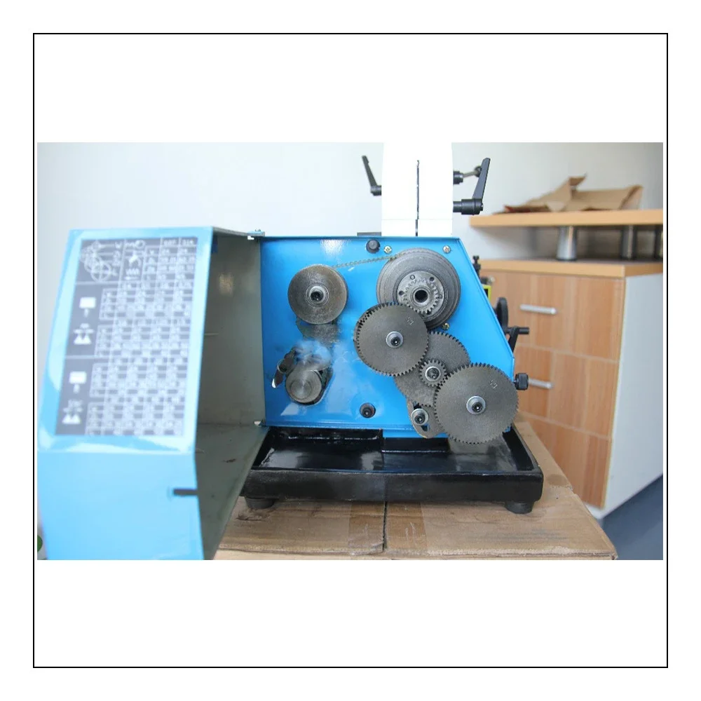 AT125 180 мм мини-токарный станок по металлу 750 Вт токарно-сверлильный фрезерный