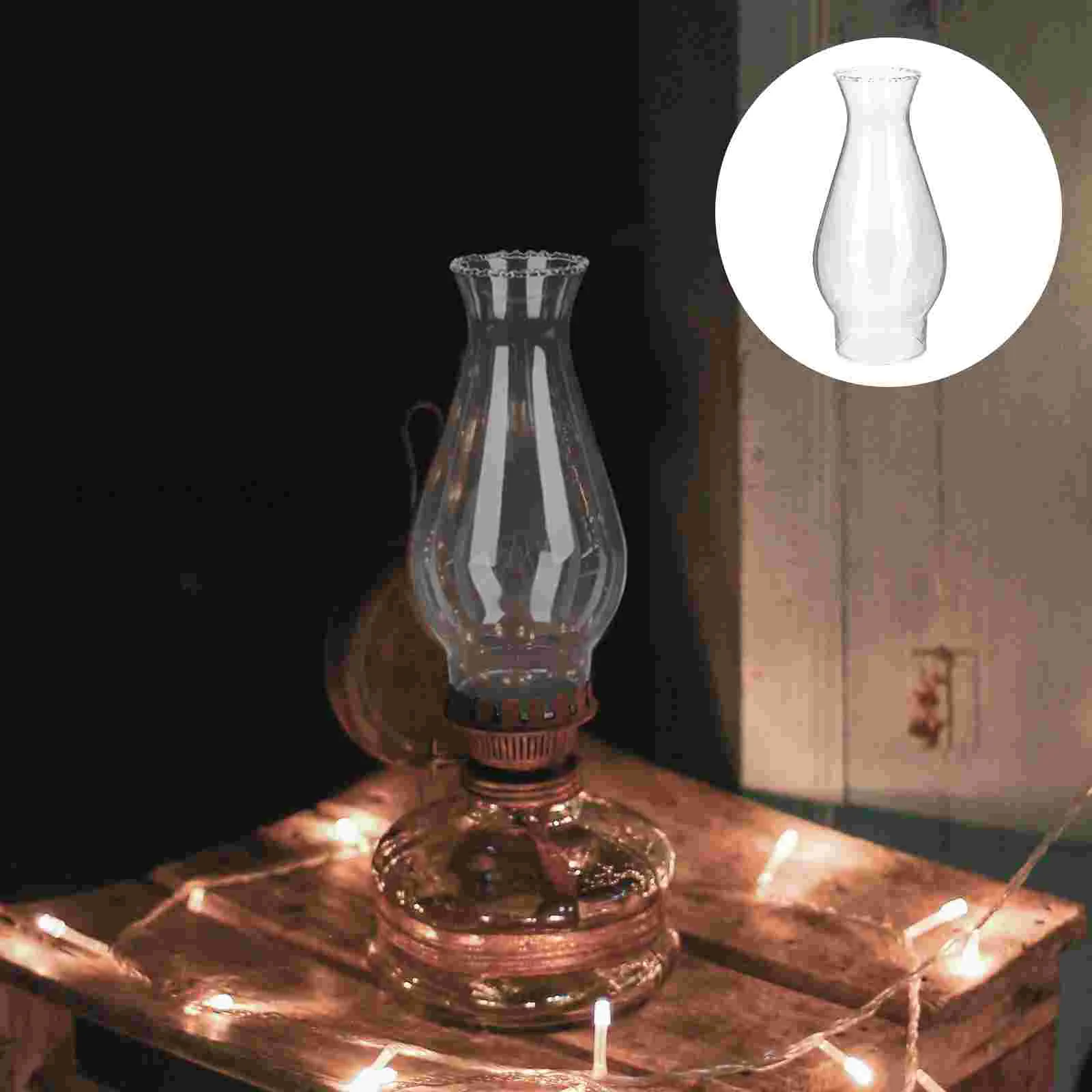 

Kerosene Lampshade Camping Oil Cover Lanterns Retro Style Light Vintage Glass Unique Craft
