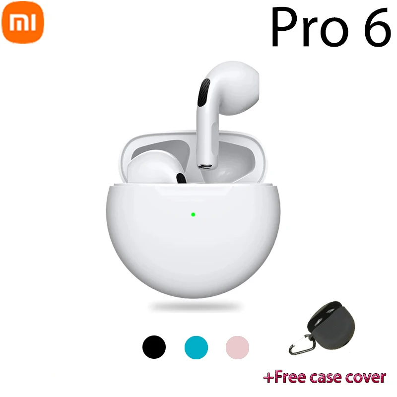 

Xiaomi Bluetooth Headphones TWS Pro 6 5.0 Bluetooth Wireless Headphones Bluetooth Sports Earbuds Sports In-Ear Stereo Headphones