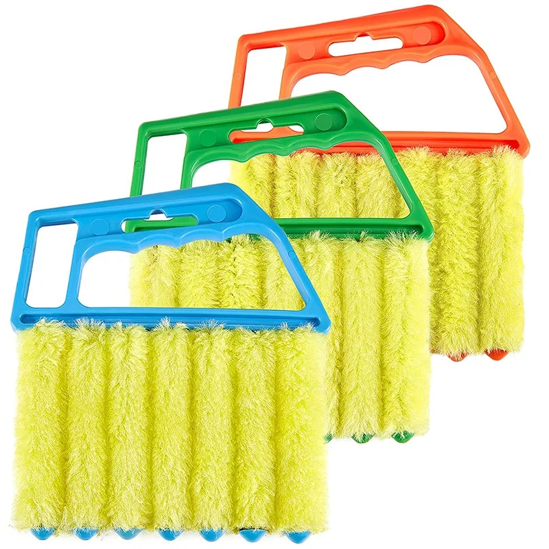 

AFBC 3 шт. венецианские окна 7 пальцев пылеочиститель инструмент ручной оконные жалюзи мини щетка для пыли очиститель слепой пыли