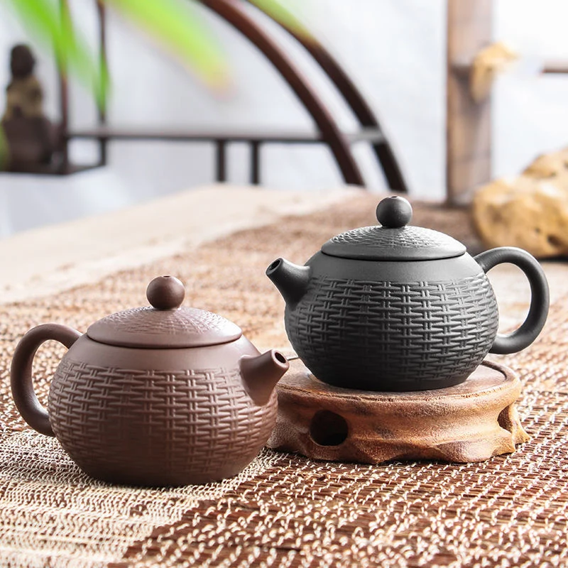 Creative Tea Set Tea Pot Filter TeaPot Beauties Handmade Purple Clay Yixing Teapots Oriental Moroccan Teapot and Cup Set Samovar