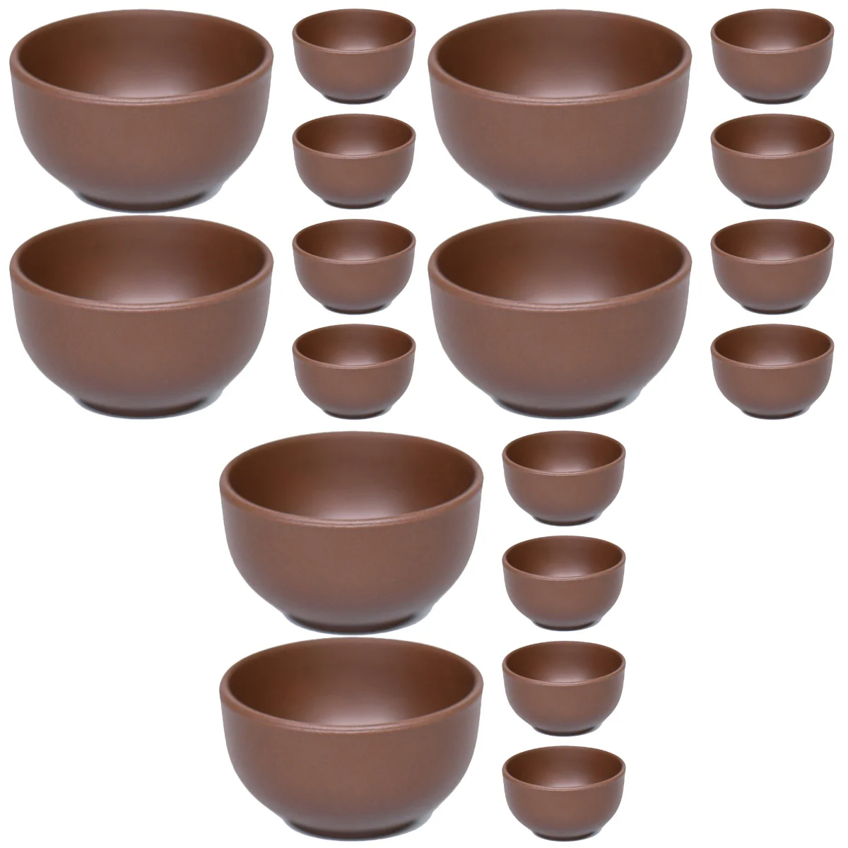 

18 Pcs Elegant Tea Cups Household Teaware Purple Sands Tea Cups Chinese Tea Tasting Cups