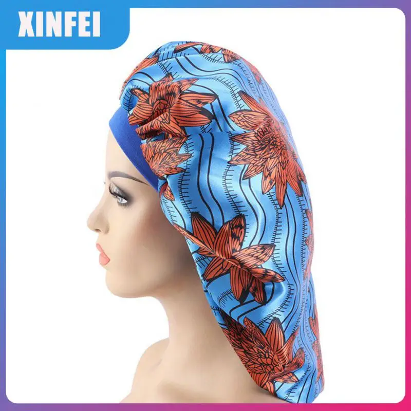 

Brimmed Nightcap Hair Cap Nightcap New Fashionable Night Sleep Cap Womens Hair Cap Shower Cap Scarf Unisex Dome Shower Cap