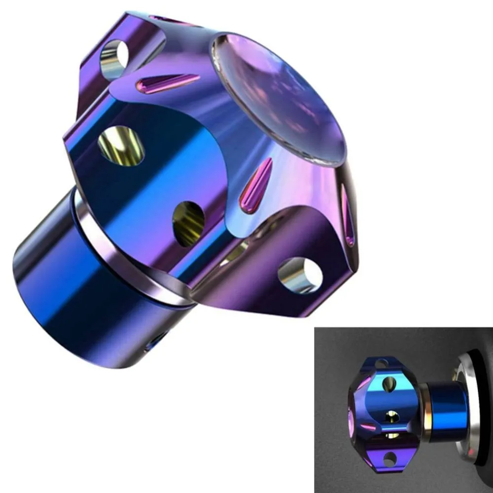 

Universal Burn Blue DIY Motorcycle Key Cover Case Shell Motorcycle Modified CNC Motorcycle Car ATV Key Bit Pentagonal Hexagon