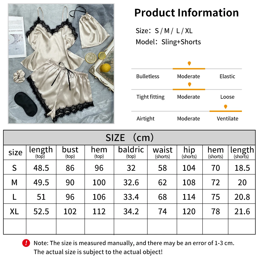 2023 New Sexy Splice Lace Ice Strap Top Pants Home Suit Set female Summer Tank Top Lace Shorts Home Suit Soft Silk Pajamas Women